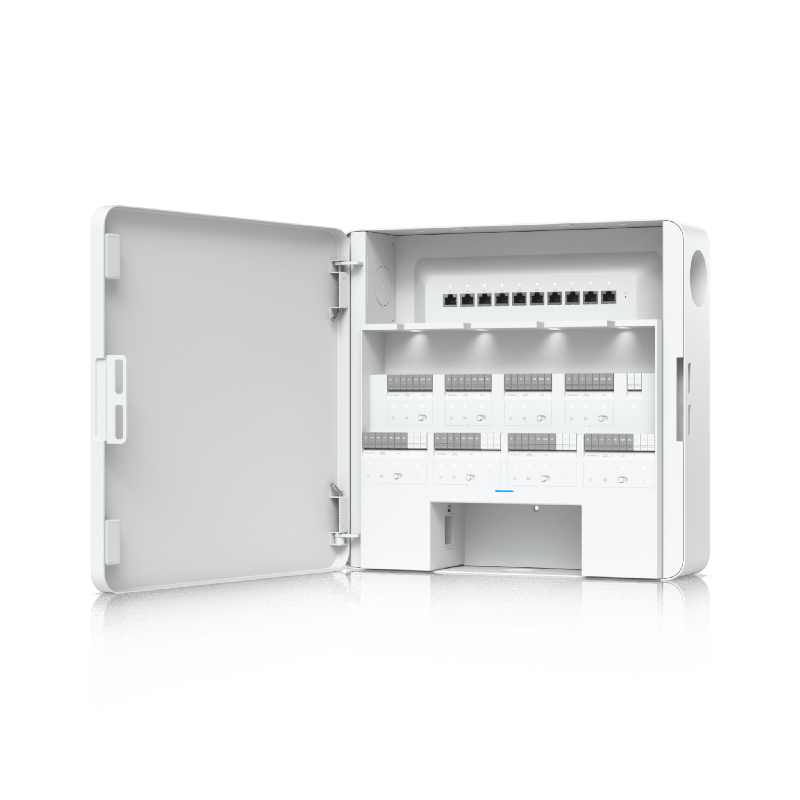 Enterprise Access Hub/Concentrador de Acceso Empresarial con Control de Entrada y Salida de hasta 8 Puertas y Soporte de Respald