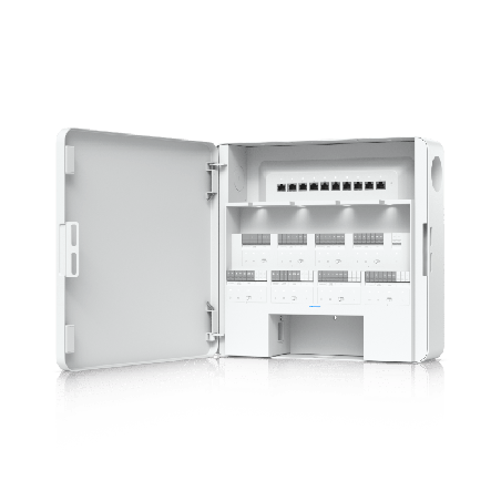 Enterprise Access Hub/Concentrador de Acceso Empresarial con Control de Entrada y Salida de hasta 8 Puertas y Soporte de Respald