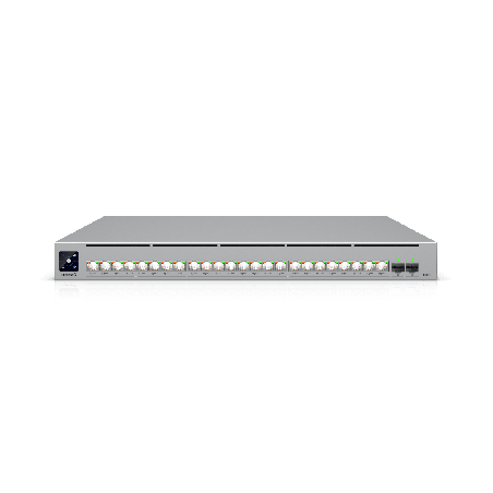 Enterprise Campus 24 PoE Switch Empresarial EtherlightingPoE+++ Capa 3 de 24 Ptos 16 x 10 GbE y 8 x 2.5 GbEy 2 Ptos SFP28 de 25 