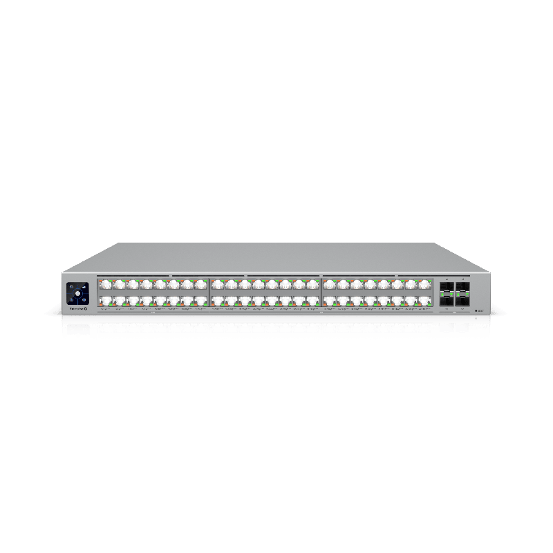 Enterprise Campus 48 PoE Switch Empresarial EtherlightingPoE+++ Capa 3 de 48 Ptos 32 x 10 GbE y 16 x 2.5 GbE y 4 Ptos SFP28 de 2