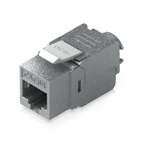 Keystone Jack Cat6A Tipo Toolless TerminaciOn sin Herramientas InstalaciOn Snap-In en Patch Panel Paquete con 12 Piezas