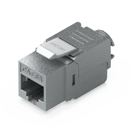 Keystone Jack Cat6A Tipo Toolless TerminaciOn sin Herramientas InstalaciOn Snap-In en Patch Panel Paquete con 12 Piezas