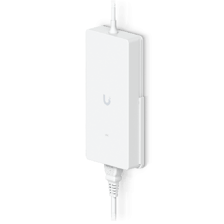 Adaptador de Corriente AC 210W / Entrada 100-240V AC / Salida 54V DC / Compatible con Switches PoE UniFi / Montaje en Pared / Ca
