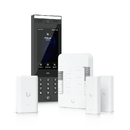 Kit de Inicio de Control de Acceso UniFi / Hub Gate / Intercomunicador G3 / Adaptador PoE++ / Extensores de Par Trenzado