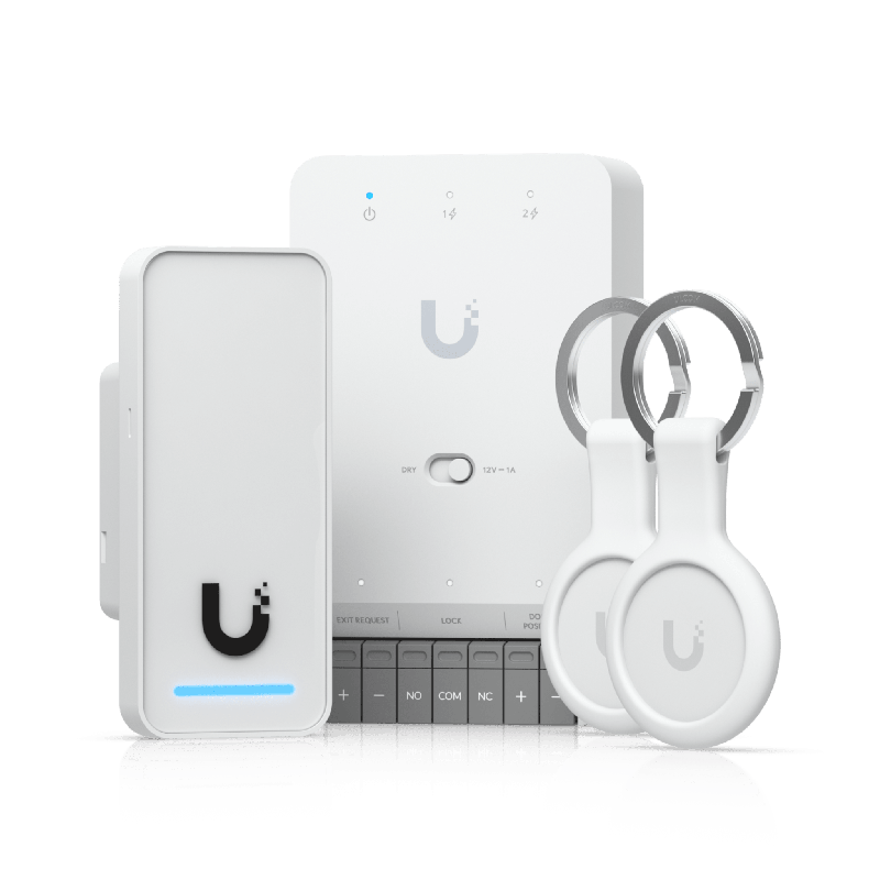 Kit de Inicio UniFi Access G3 / GestiOn de Accesos Puertas / Lectores y Teclados NFC / PoE++ / Certificaciones CE FCC IC UL