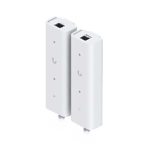 Kit Extensor PoE sobre 2 Hilos Par Transmisor/Receptor Cable Par Trenzado o Coaxial Entrada PoE++ y Salida PoE/PoE+ Incluye Adap
