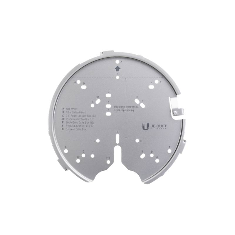 Montaje profesional Access Points UniFi de plato AC-PRO/AC-LR/AC-HD/U6-LR/U6-PRO/otros.