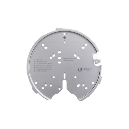 Montaje profesional Access Points UniFi de plato AC-PRO/AC-LR/AC-HD/U6-LR/U6-PRO/otros.