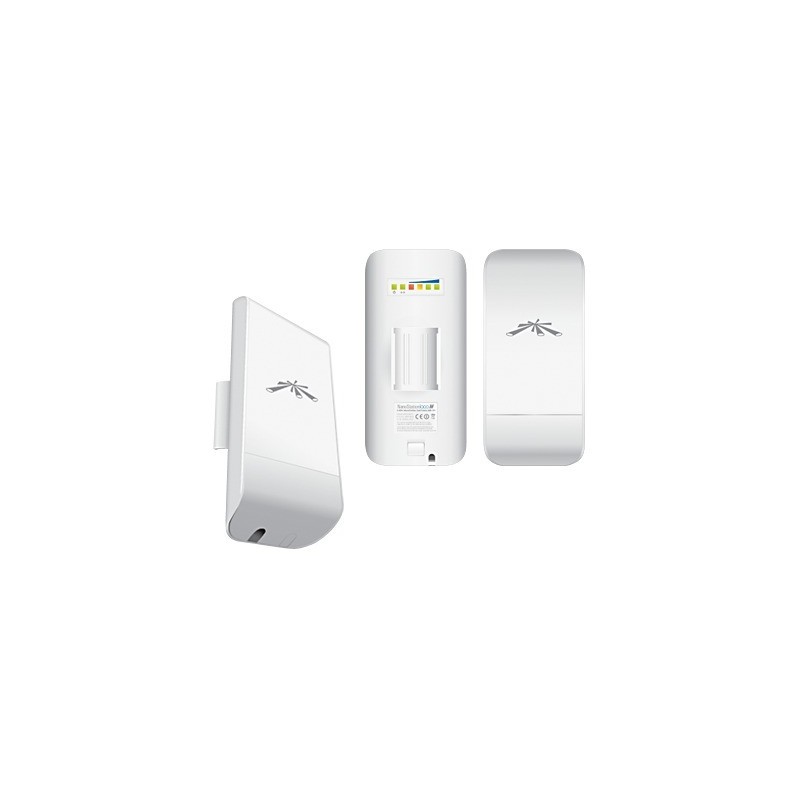 NanoStation airMAX locoM5 CPEhasta 150 Mbps frecuencia 5 GHz 5170-5875 MHz con antena integrada de 13 dBi