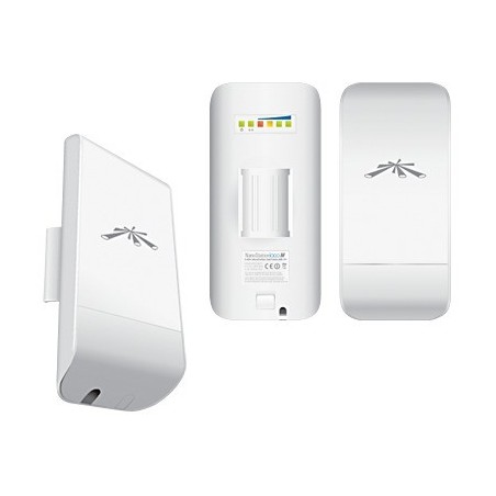 NanoStation airMAX locoM5 CPEhasta 150 Mbps frecuencia 5 GHz 5170-5875 MHz con antena integrada de 13 dBi