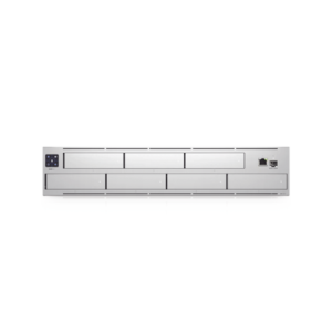 NVR PRO UniFi Protect con bahia 7 discos duros almacena hasta 20 camaras 4k o 60 camaras 1080p pantalla tactil