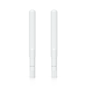 Par de Antenas Omnidireccionales Ideales el UK-Ultra. Incluye dos Antenas de Doble Banda con 3 dBi en 2.4 GHz y 4 dBi en 5 GHz