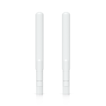 Par de Antenas Omnidireccionales Ideales el UK-Ultra. Incluye dos Antenas de Doble Banda con 3 dBi en 2.4 GHz y 4 dBi en 5 GHz