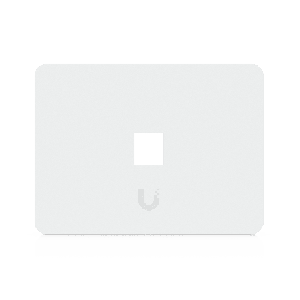 Placa de Pared Horizontal Universal Keystone de 1 Puerto con Cubierta Pintable Acabado Personalizable Paquete con 4 Piezas