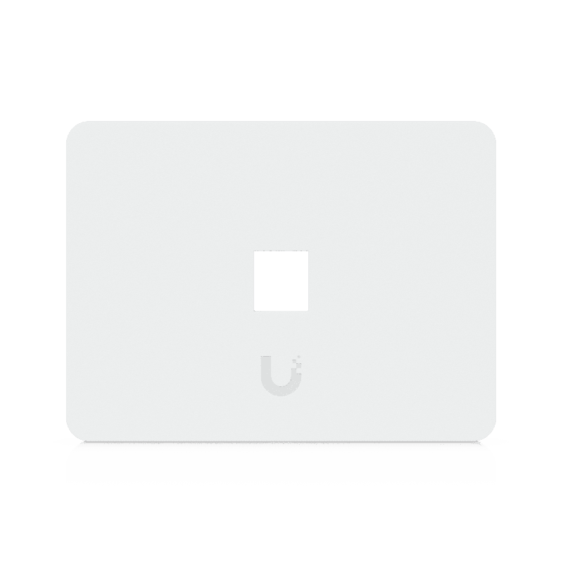 Placa de Pared Horizontal Universal Keystone de 1 Puerto con Cubierta Pintable Acabado Personalizable Paquete con 4 Piezas