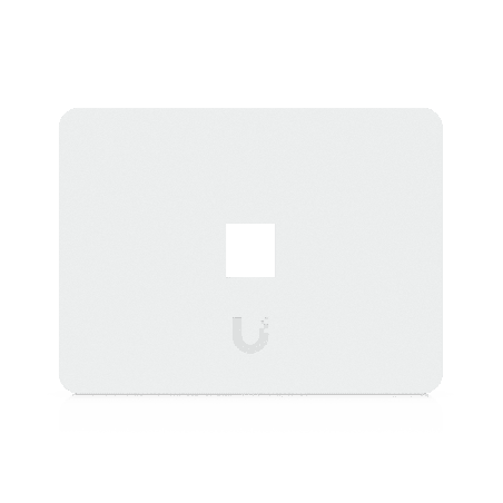 Placa de Pared Horizontal Universal Keystone de 1 Puerto con Cubierta Pintable Acabado Personalizable Paquete con 4 Piezas