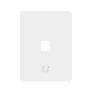 Placa de Pared Vertical Universal Keystone de 1 Puerto con Cubierta Pintable Acabado Personalizable Paquete con 4 Piezas