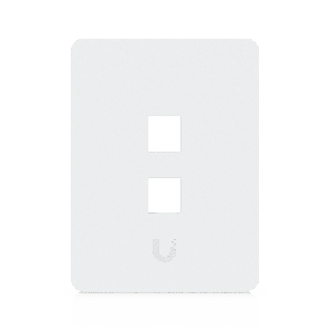 Placa de Pared Vertical Universal Keystone de 2 Ptos con Cubierta Pintable Acabado Personalizable Paquete con 4 Piezas