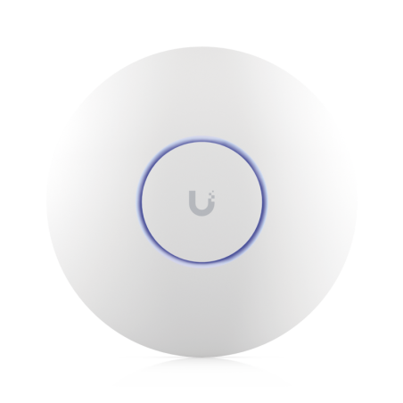 Punto de Acceso UniFi WiFi 6E Enterprise alta densidad hasta 600 usuarios Mu-MIMO 4x4 bandas 2.4/5/6 Ghz 1 puerto RJ45 2.5G POE+