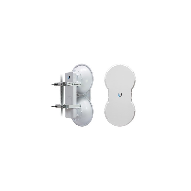Radio de Backhaul de alta capacidad full duplex tecnologia airFiber hasta 1.2 Gbps 5 GHz 5470 - 5950 MHz con antena integrada de