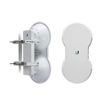 Radio de Backhaul de alta capacidad full duplex tecnologia airFiber hasta 1.2 Gbps 5 GHz 5470 - 5950 MHz con antena integrada de