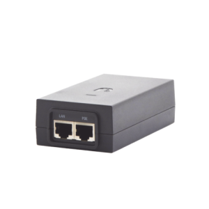 Adaptador PoE Ubiquiti de 50 VDC 1.2 A puerto Gigabit equipos airFiber