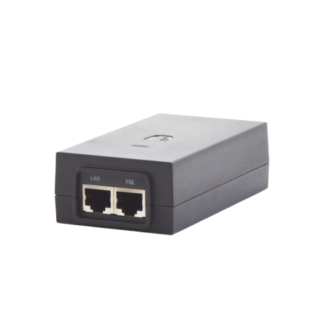 Adaptador PoE Ubiquiti de 50 VDC 1.2 A puerto Gigabit equipos airFiber