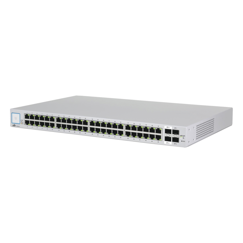 Switch UniFi administrable de 48 Ptos 10/100/1000 2 SFP y 2 SFP+ Sin PoE
