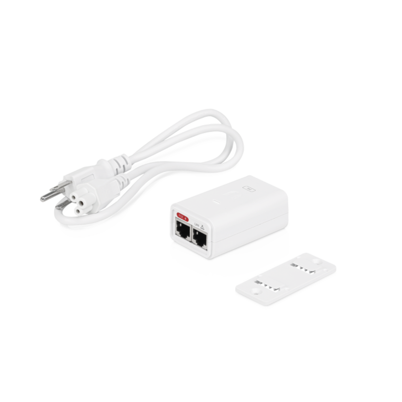 Adaptador PoE Ubiquiti Gigabit de 24 VDC 0.3 A