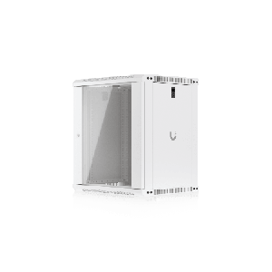 UACC Rack Cabinet 12U 550 x 450 mm - Gabinete Cerrado Montaje en Pared con Puerta de Vidrio Templado Totalmente Ensamblado con V