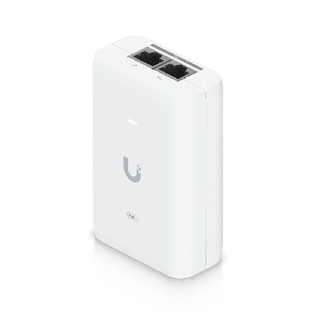 Adaptador PoE+ 2.5G / hasta 30 W / 48V 0.65A / 2 Ptos RJ45 MultiGigabit 2.5G / Salida PoE+ / LED Indicador / Ideal APs UniFi WiF