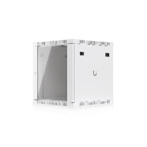UACC Rack Cabinet 12U 598 x 600 mm - Gabinete Cerrado Montaje en Pared con Puerta Frontal de Vidrio Templado Totalmente Ensambla