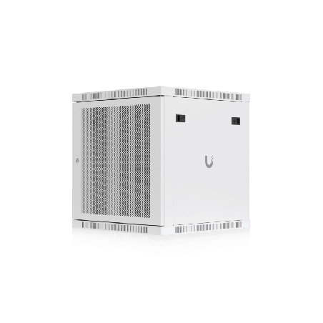 UACC Rack Cabinet 12U 598 x 600 mm - Gabinete Cerrado Montaje en Pared con Puerta Frontal Perforada Totalmente Ensamblado con Ve