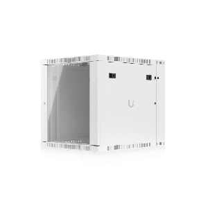 UACC Rack Cabinet 12U 600 x 703 mm - Gabinete Cerrado Montaje en Pared con Puerta Frontal de Vidrio Templado Puerta Trasera Abat