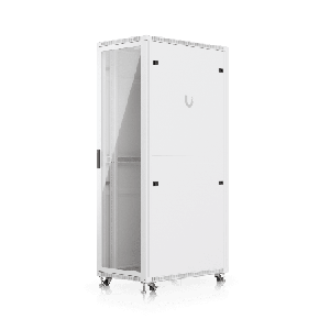 UACC Rack Cabinet 42U 600 a1000 mm Gabinete de Piso Totalmente Ensamblado con Ventiladores Integrados Paneles Removibles Ruedas 