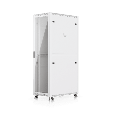UACC Rack Cabinet 42U 600 a1000 mm Gabinete de Piso Totalmente Ensamblado con Ventiladores Integrados Paneles Removibles Ruedas 