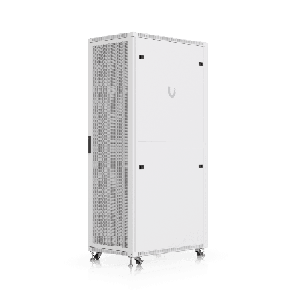 UACC Rack Cabinet 42U 600 a1000 mm Gabinete de Piso Totalmente Ensamblado con Ventiladores Integrados Paneles Removibles Ruedas 