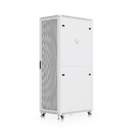 UACC Rack Cabinet 42U 600 a1000 mm Gabinete de Piso Totalmente Ensamblado con Ventiladores Integrados Paneles Removibles Ruedas 