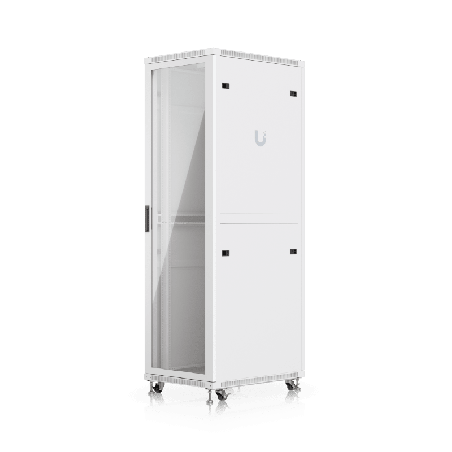 UACC Rack Cabinet 42U 600 a800 mm Gabinete de Piso Totalmente Ensamblado con Ventiladores Integrados Paneles Removibles Ruedas c