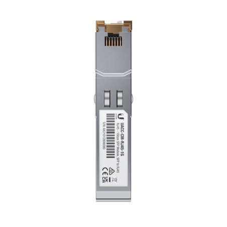 UFiber MOdulo de fibra SFP convertidor a cobre RJ45 10/100/1000 Mbps distancia hasta 100 m