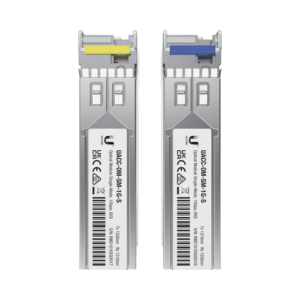 UFiber MOdulo SFP transceptor MiniGibic MonoModo 1 Gbps distancia 3km Simplex un conector LC incluye 2 tranceptores