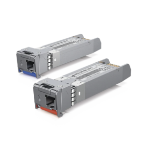 UFiber MOdulo SFP+ transceptor MiniGibic MonoModo 10 Gbps distancia 10 km un conector LC. Incluye 2 piezas