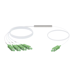 UFiber Splitter Divisor optico PLC 1 x 4 con conectores SC/APC