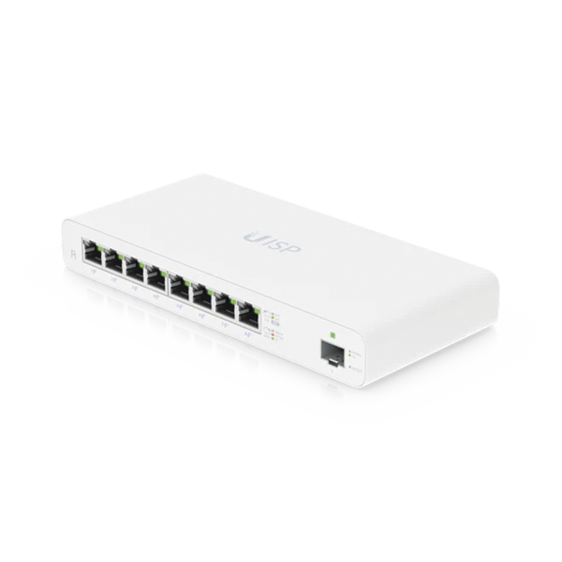 UISP Router Gigabit PoE Pasivo con 8 Ptos Implementaciones MicroPoP y Redes Seguras