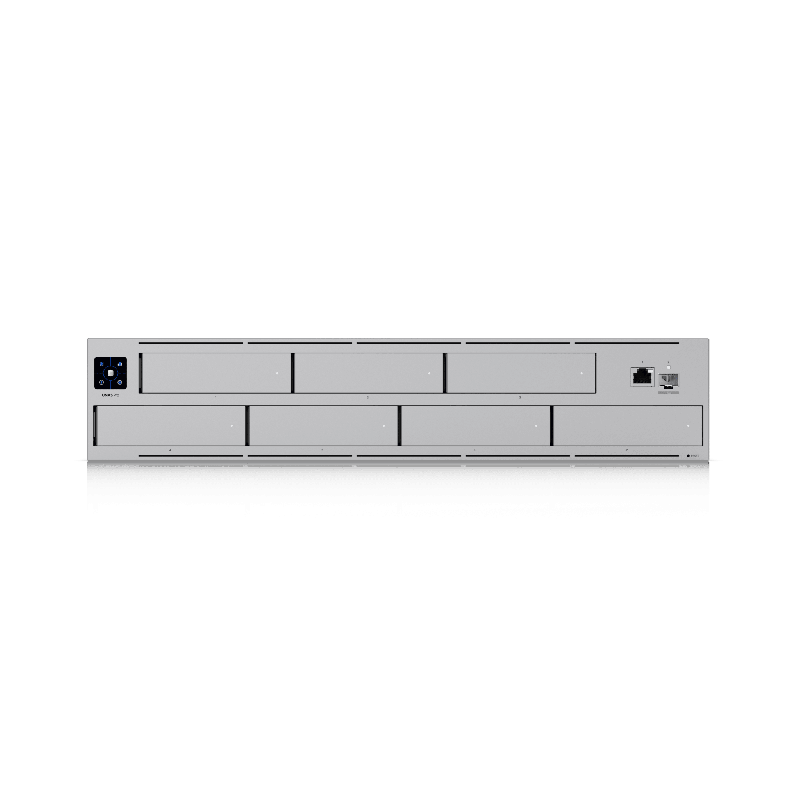 UNAS Pro Servidor de Almacenamiento en Red de 2U Rack con 7 Bahias HDD/SSD de 2.5/3.5" con 1 Puerto 10GbEy 1 Puerto SFP+ 10G