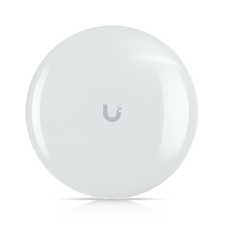 UniFi Device Bridge enlace PTP en 5 GHz hasta 5 Km o como CPE en PTMPhasta 867 Mbps MU-MIMO 2x2 antena de 19 dBi incluye inyecto