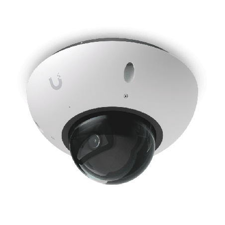UniFi G6 Dome Camara 4K Antivandalica y Todo Clima con Sensor de 8 MP 1/1.8â€ Motor de IA Multi-TOPS y VisiOn Nocturna Infrarro