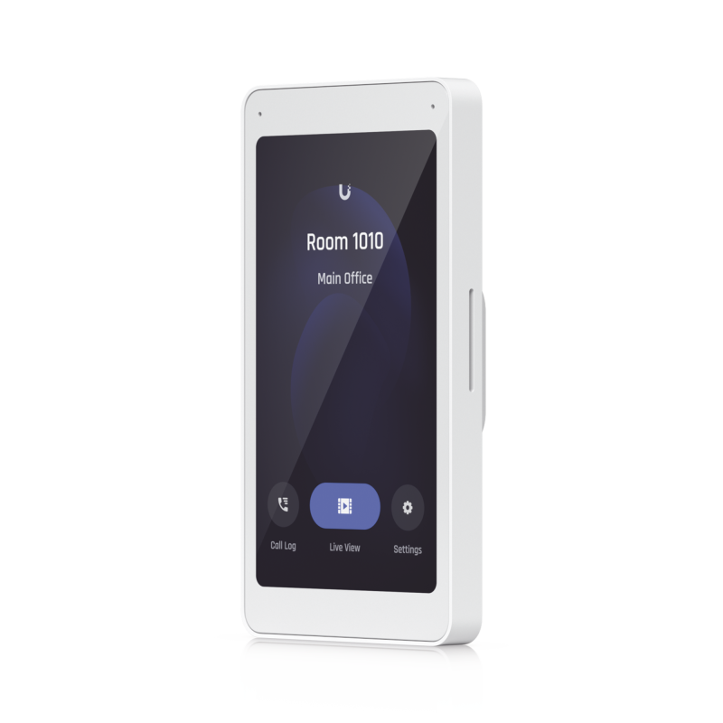 UniFi Intercom Viewer monitor que se vincula a UA-INTERCOM visualizar y aperturar pantalla tactil de 5" energizado POE montaje e