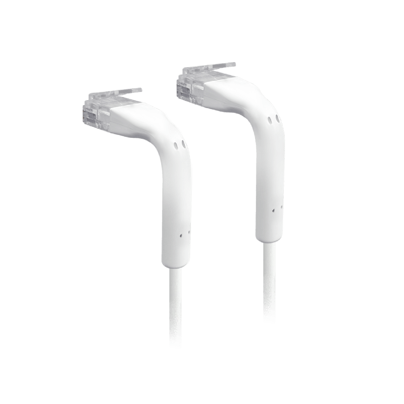 UniFi Patch Cable Cat6 Ultradelgado GbE con Botas Flexibles Color Blanco 3 Metros 9.84 Pies