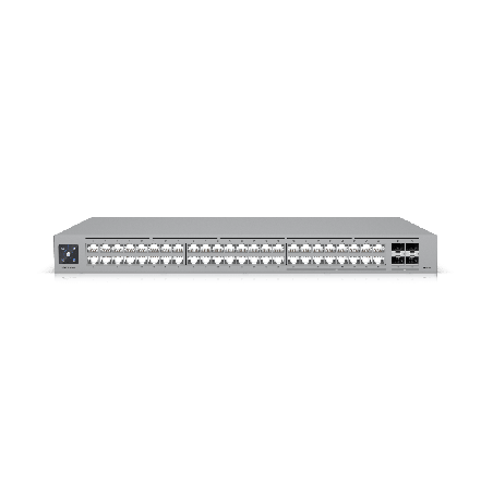 UniFi Switch Pro Max 48 Switch Capa 3 con 48 Ptos 16 a2.5 GbE y 32 a1 GbE 4 Ptos SFP+ 10G y Pantalla Informativa Integrada